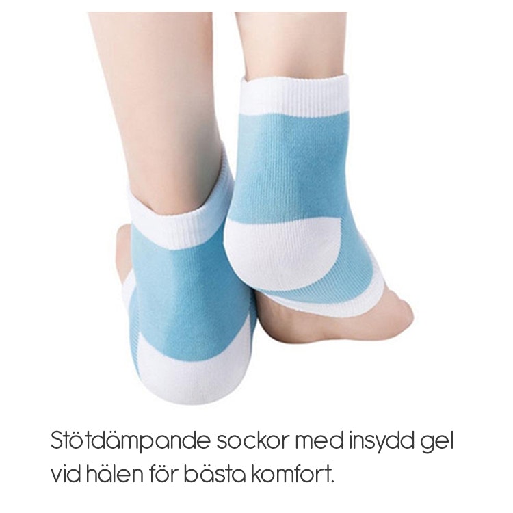 Strømper i myk gel (2 stk)