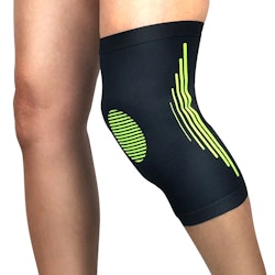 Beskyttelse for kne elastisk (grønn)