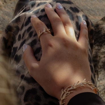 Catwalk Exclusive - Ring Stardust Forest Förgyllt Silver