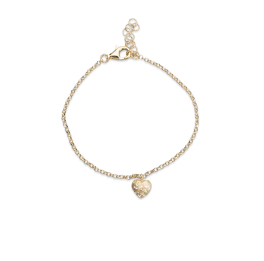 Catwalk Exclusive - Armband Stardust Heart Förgyllt Silver