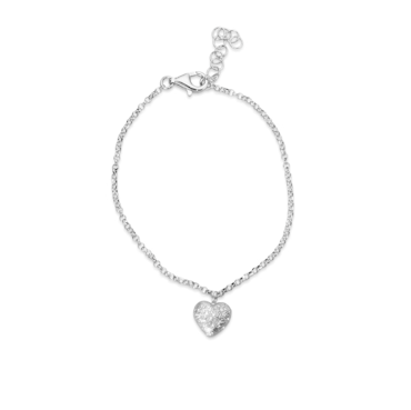 Catwalk Exclusive - Armband Stardust Heart Rhodinerat Silver