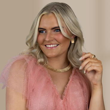 Catwalk Exclusive - Halsband Stardust Magic Förgyllt Silver
