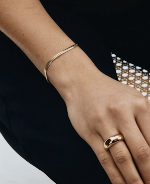 Edblad - Herringbone Bracelet Gold