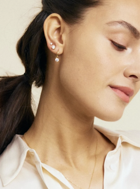 Edblad - Crown Hoops Gold