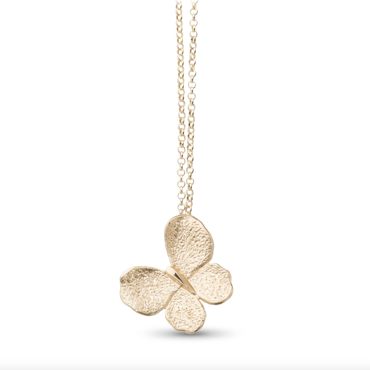 Catwalk Exclusive - Halsband Butterfly Förgyllt Silver