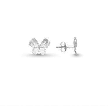 Catwalk Exclusive - Örhängen Stardust Mini Butterfly Rhodinerat Silver