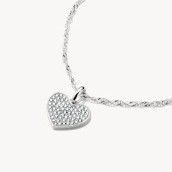 Thomas Sabo - PAVÉ-HJÄRTA CONNECT SILVER