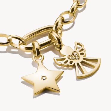 Thomas Sabo -  KÄRLEKENS BESKYDDARE CONNECT GULDPLÄTERAD