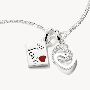 Thomas Sabo - SAMMANFLÄTADE HJÄRTAN CONNECT SILVER