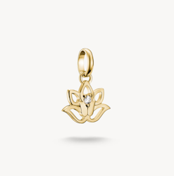 Thomas Sabo - LOTUSBLOMMA MED STEN CONNECT GULDPLÄTERAD