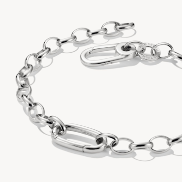 Thomas Sabo - ARMBAND MED EN CONNECT-LINK SILVER