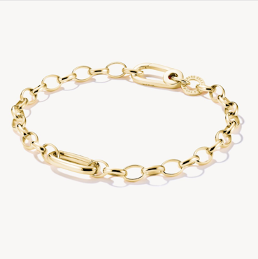 Thomas Sabo - ARMBAND MED EN CONNECT-LINK GULDPLÄTERAD