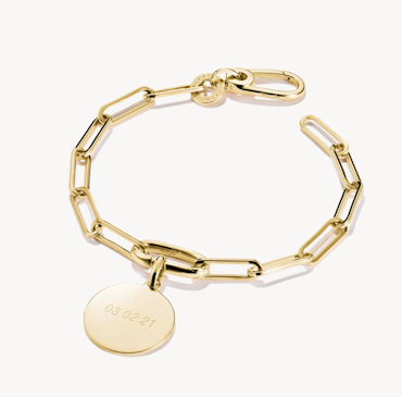 Thomas Sabo - ARMBAND PAPERCLIP MED EN CONNECT-LINK GULDPLÄTERAD