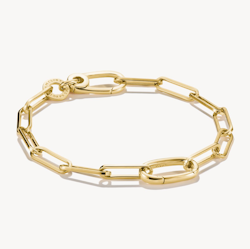 Thomas Sabo - ARMBAND PAPERCLIP MED EN CONNECT-LINK GULDPLÄTERAD