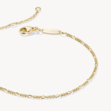 Thomas Sabo - ARMBAND FIGARO-DESIGN GULDPLÄTERAD