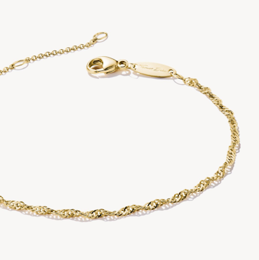 Thomas Sabo - ARMBAND SINGAPORE-DESIGN GULDPLÄTERAD