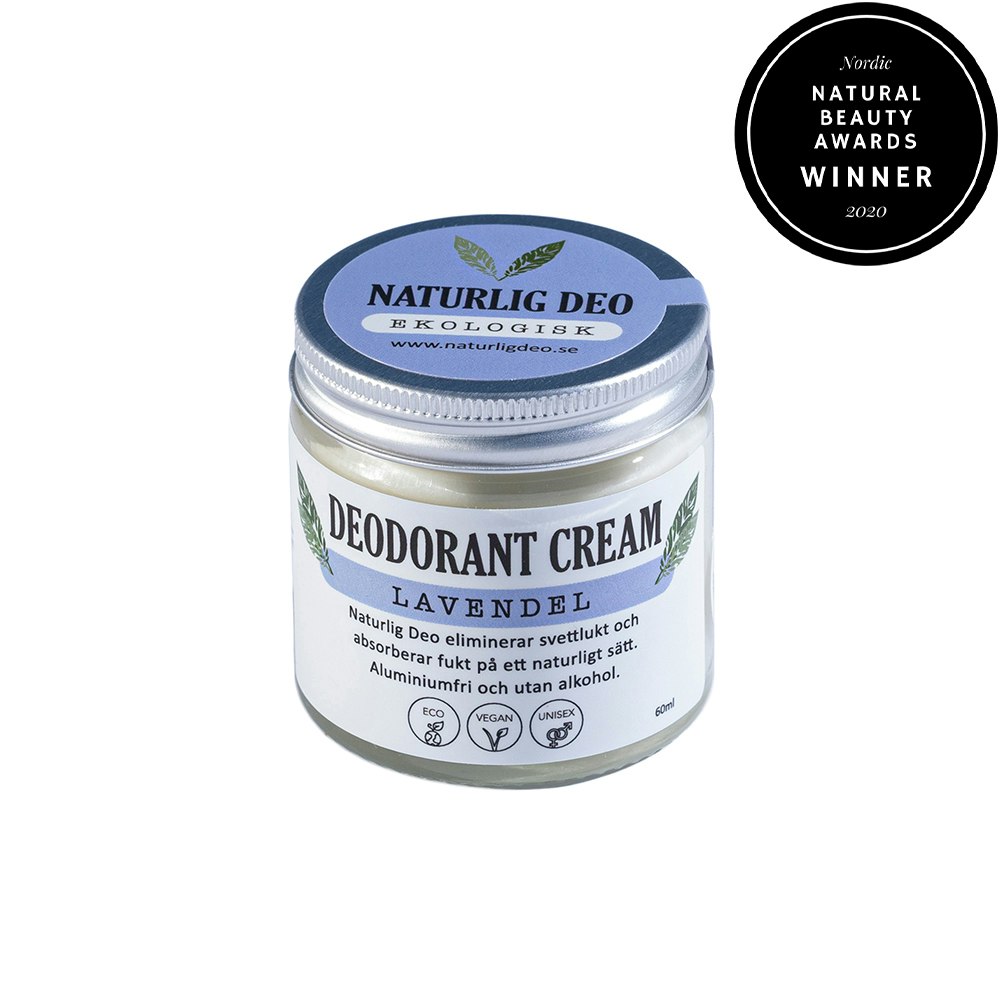 Naturlig Deo - Ekologisk deodorant Cream Lavendel