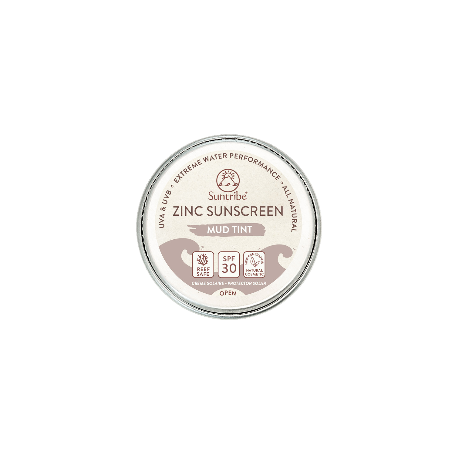 Zinc Sunscreen Mini Face & Sport SPF 30 - Mud Tint, 15 g