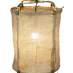 Lampa i bambu och jute