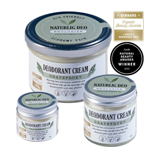 Naturlig Deo- Ekologisk deodorant cream Grapefrukt