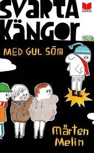 Melin: Svarta kängor med gul söm