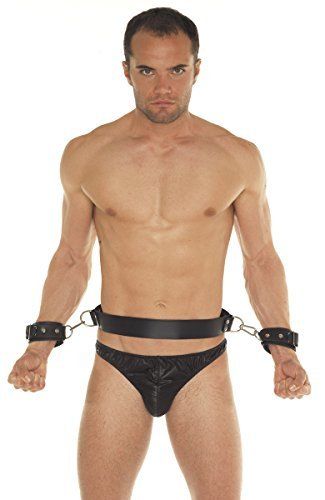 Leather Bondage Cuff Restraints - S/M