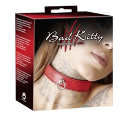 Collar - Red - Bad Kitty