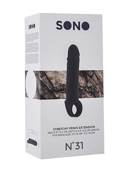 Stretchy Penis Extension No 31 - Black