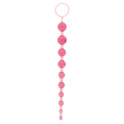 Oriental Jelly Butt Beads 10.5 pink