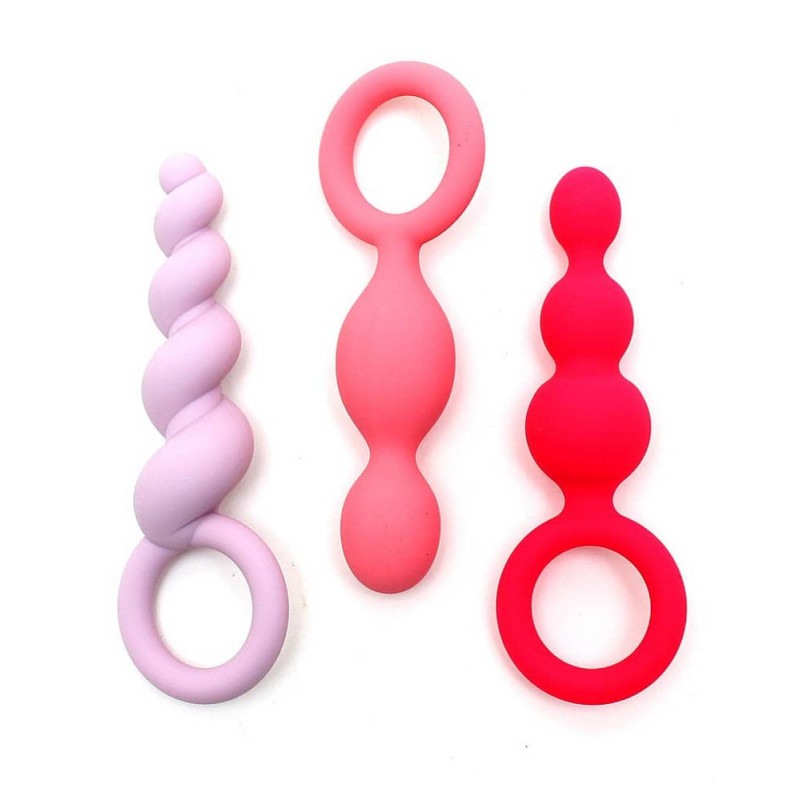 Satisfyer Plugs Silicone Mixed Colours