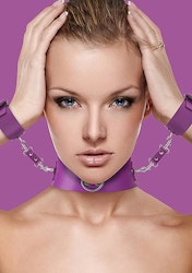 Collar with Cuffs - Purple