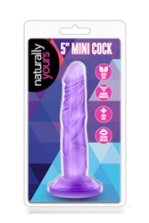 Naturally Yours 5 inch Mini Cock Purple