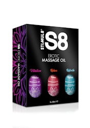 S8 Massage Oil Box 3x 50ml