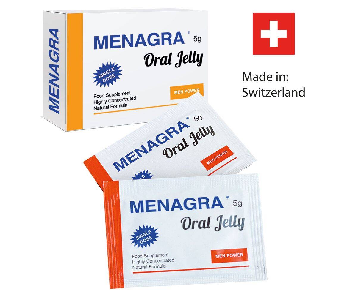 MENAGRA - Erection Oral Jelly Box of 2 pcs