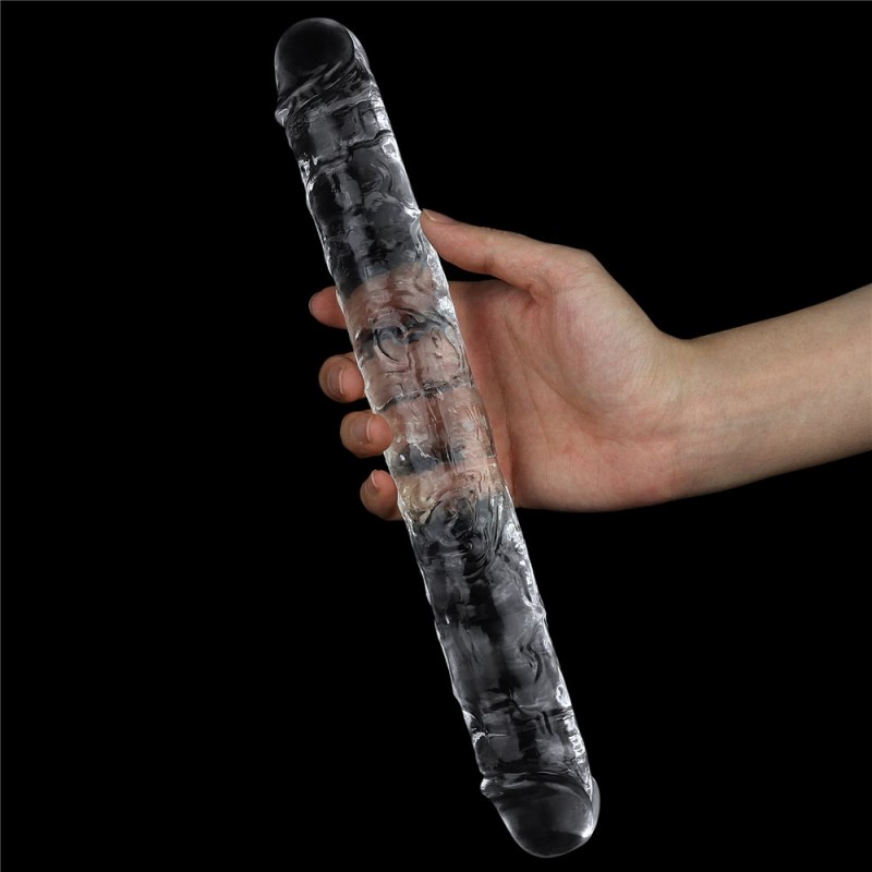 Flawless Clear Double Dildo 12 Inch