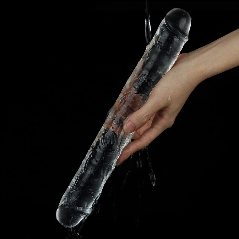 Flawless Clear Double Dildo 12 Inch