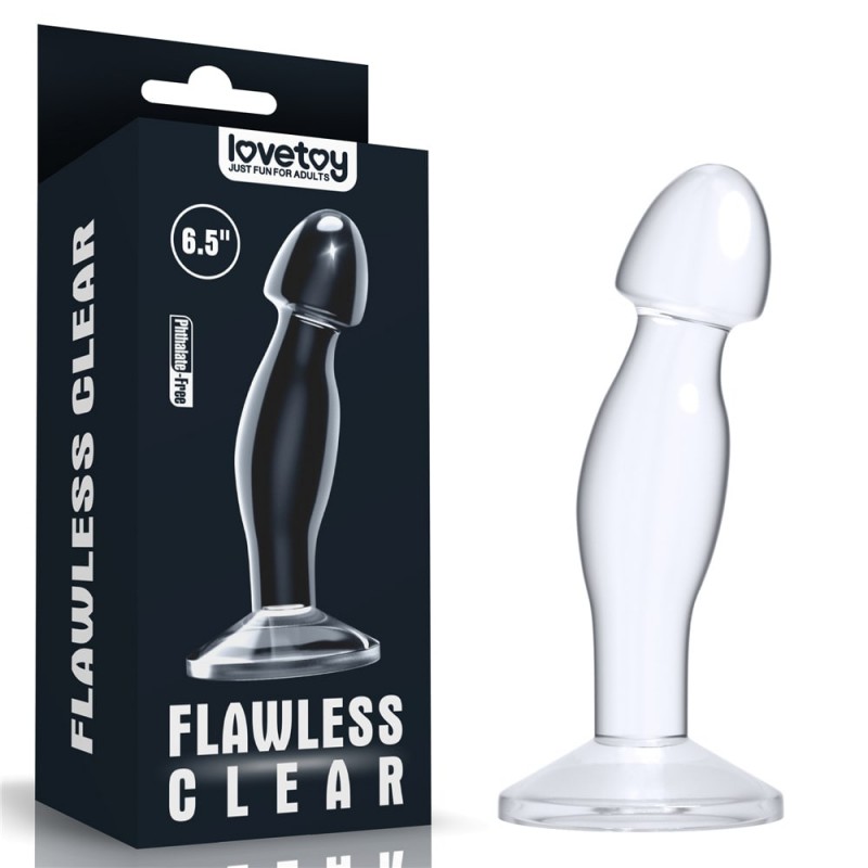 Flawless Clear Prostate Plug 6.5 Inch