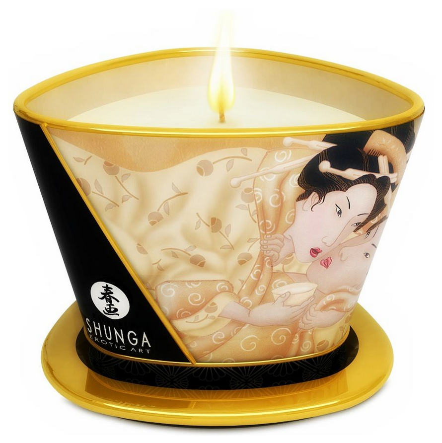 Shunga Massage Candle - Desire Vanilla Fetish