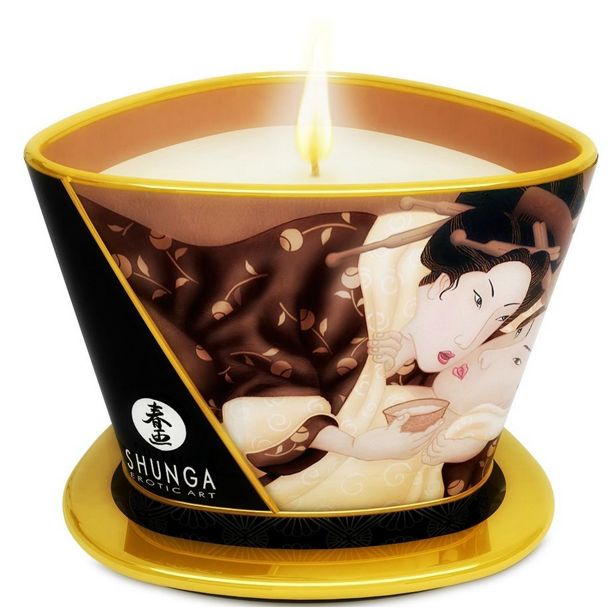 Shunga Massage Candle - Excitation Intoxicating Chocolate