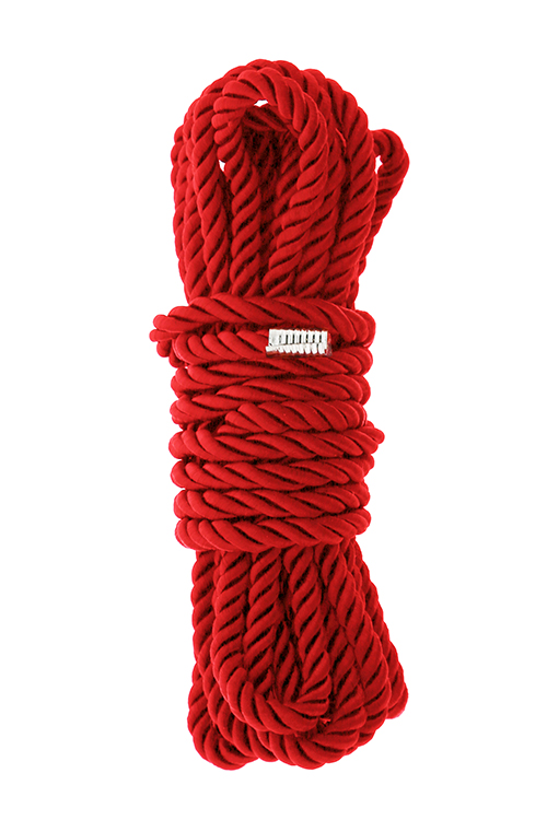 Blaze Deluxe Bondage Rope  5 m - Röd