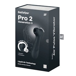 Satisfyer Pro 2 Generation 3 with Liquid Air black