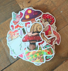 Shroomies Sticker Set 5 st