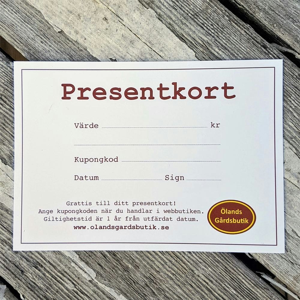 Presentkort