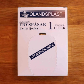 Fryspåsar 100 st, 1-liter