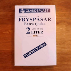 Fryspåsar 100 st, 2-liter