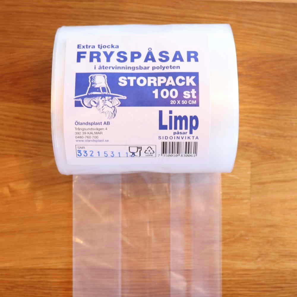 Fryspåse extra tjock.