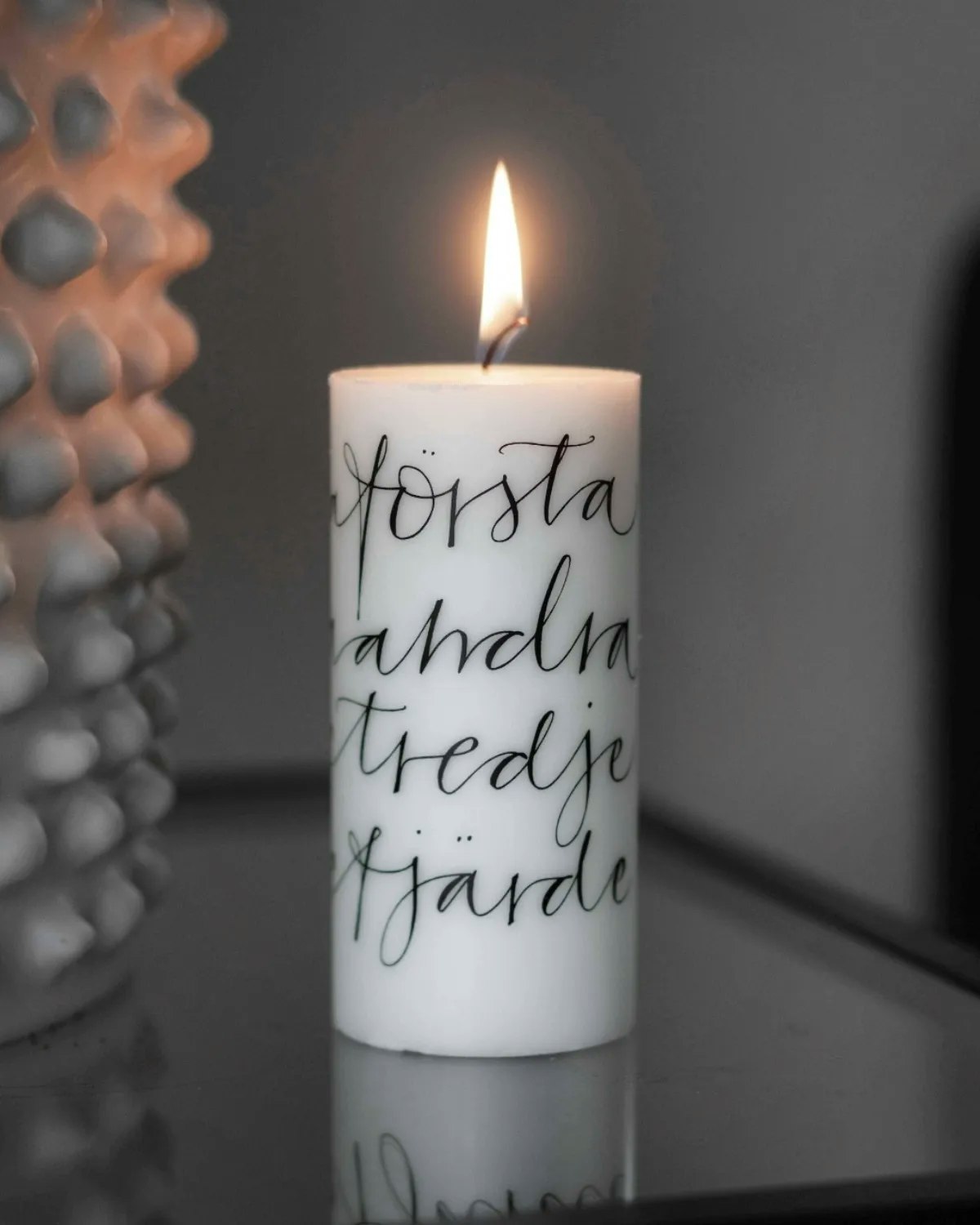REA! Blockljus Stearin Advent - Ylva Skarp