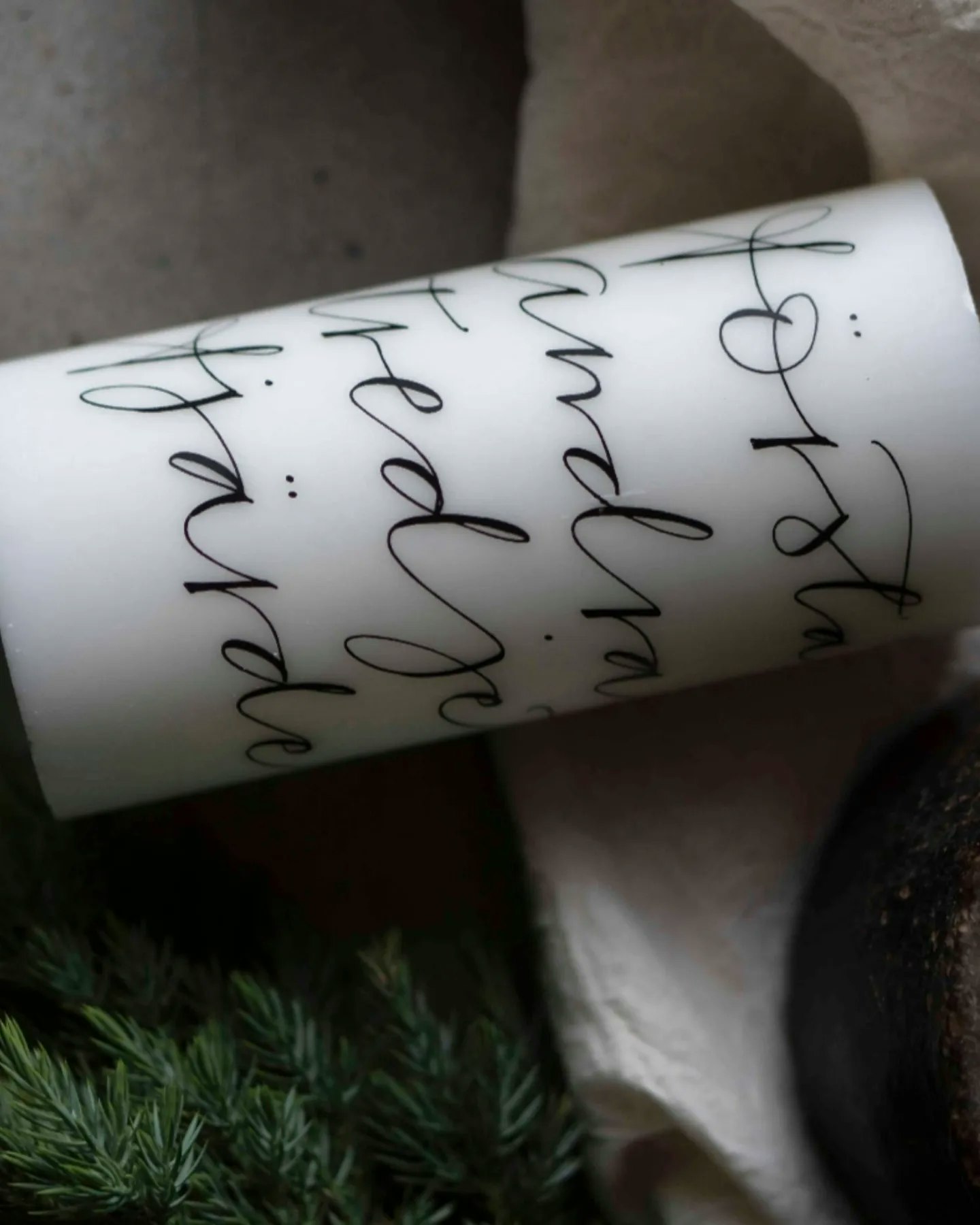 REA! Blockljus Stearin Advent - Ylva Skarp