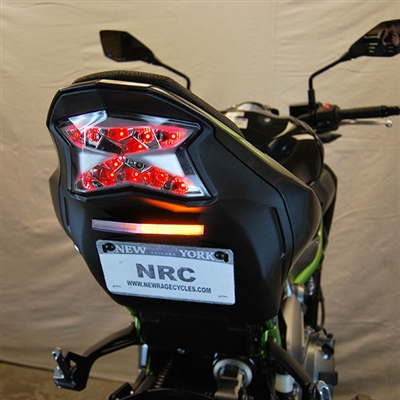 New Rage Cycles, Tailtidy med blinkers & skyltbelysning, Kawasaki Z900