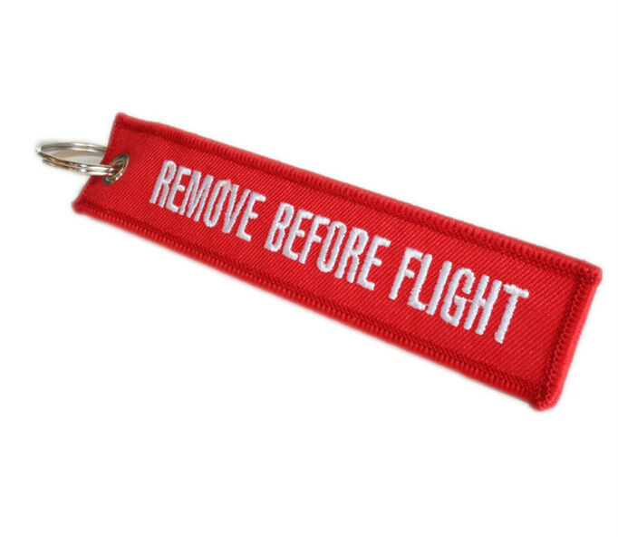 Nyckelring Remove before flight